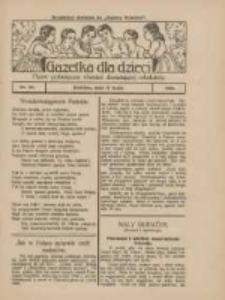Gazetka dla Dzieci: pismo poświęcone również dorastającej młodzieży: bezpłatny dodatek do "Gazety Polskiej" 1928.05.17 Nr20