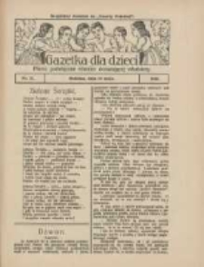 Gazetka dla Dzieci: pismo poświęcone również dorastającej młodzieży: bezpłatny dodatek do "Gazety Polskiej" 1928.05.24 Nr21