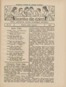 Gazetka dla Dzieci: pismo poświęcone również dorastającej młodzieży: bezpłatny dodatek do "Gazety Polskiej" 1928.06.07 Nr23