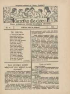 Gazetka dla Dzieci: pismo poświęcone również dorastającej młodzieży: bezpłatny dodatek do "Gazety Polskiej" 1928.08.30 Nr35
