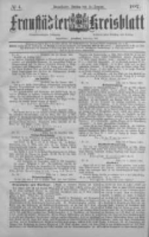 Fraust&auml;dter Kreisblatt. 1887.01.14 Nr4