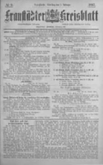Fraust&auml;dter Kreisblatt. 1887.02.01 Nr9