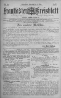 Fraust&auml;dter Kreisblatt. 1887.03.08 Nr19