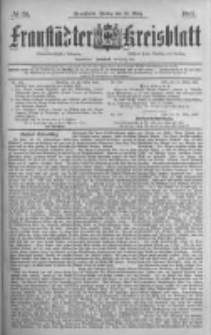 Fraust&auml;dter Kreisblatt. 1887.03.25 Nr24