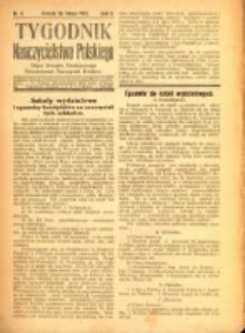 Tygodnik Nauczycielstwa Polskiego organ Związku Dzielnicowego Stowarzyszeń Nauczycieli Polaków. R.3 1921 nr3