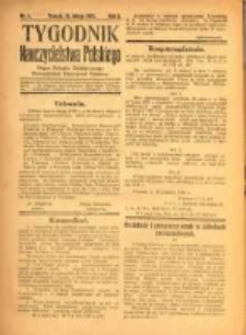 Tygodnik Nauczycielstwa Polskiego organ Związku Dzielnicowego Stowarzyszeń Nauczycieli Polaków. R.3 1921 nr4