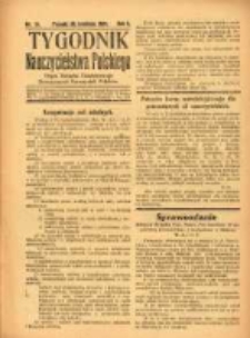 Tygodnik Nauczycielstwa Polskiego organ Związku Dzielnicowego Stowarzyszeń Nauczycieli Polaków. R.3 1921 nr14