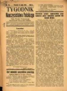 Tygodnik Nauczycielstwa Polskiego organ Związku Dzielnicowego Stowarzyszeń Nauczycieli Polaków. R.3 1921 nr16