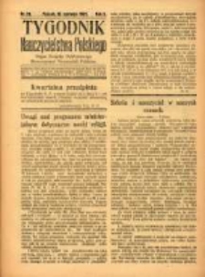 Tygodnik Nauczycielstwa Polskiego organ Związku Dzielnicowego Stowarzyszeń Nauczycieli Polaków. R.3 1921 nr21