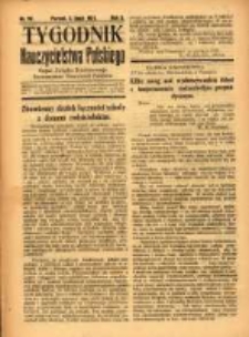 Tygodnik Nauczycielstwa Polskiego organ Związku Dzielnicowego Stowarzyszeń Nauczycieli Polaków. R.3 1921 nr23