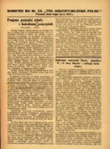 Tygodnik Nauczycielstwa Polskiego organ Związku Dzielnicowego Stowarzyszeń Nauczycieli Polaków. R.3 1921 nr23 dodatek