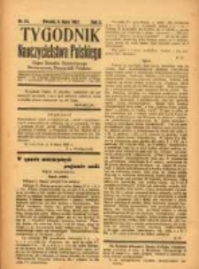 Tygodnik Nauczycielstwa Polskiego organ Związku Dzielnicowego Stowarzyszeń Nauczycieli Polaków. R.3 1921 nr24