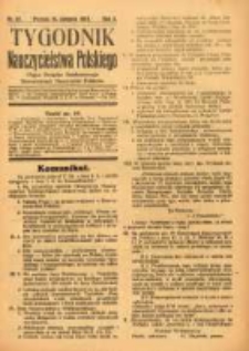 Tygodnik Nauczycielstwa Polskiego organ Związku Dzielnicowego Stowarzyszeń Nauczycieli Polaków. R.3 1921 nr27