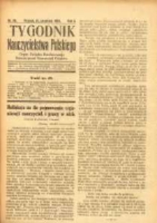 Tygodnik Nauczycielstwa Polskiego organ Związku Dzielnicowego Stowarzyszeń Nauczycieli Polaków. R.3 1921 nr29