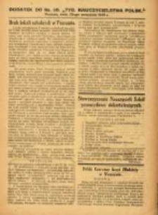 Tygodnik Nauczycielstwa Polskiego organ Związku Dzielnicowego Stowarzyszeń Nauczycieli Polaków. R.3 1921 nr30 dodatek
