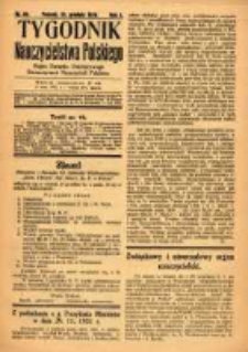 Tygodnik Nauczycielstwa Polskiego organ Związku Dzielnicowego Stowarzyszeń Nauczycieli Polaków. R.3 1921 nr40