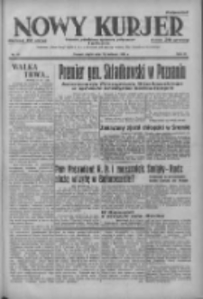 Nowy Kurjer: dziennik poświęcony sprawom politycznym i społecznym 1937.04.16 R.48 Nr87