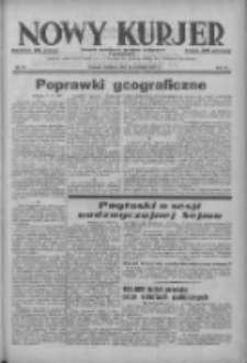 Nowy Kurjer: dziennik poświęcony sprawom politycznym i społecznym 1937.04.18 R.48 Nr89