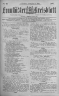 Fraustädter Kreisblatt. 1887.04.15 Nr29