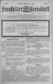 Fraustädter Kreisblatt. 1887.06.17 Nr46