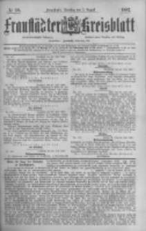 Fraust&auml;dter Kreisblatt. 1887.08.02 Nr59