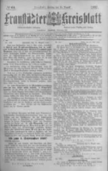 Fraust&auml;dter Kreisblatt. 1887.08.19 Nr64
