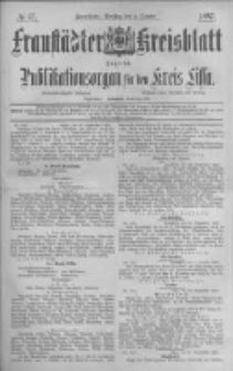 Fraustädter Kreisblatt. 1887.10.04 Nr77