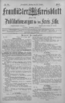 Fraust&auml;dter Kreisblatt. 1887.10.28 Nr84