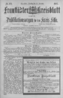 Fraustädter Kreisblatt. 1887.12.27 Nr101