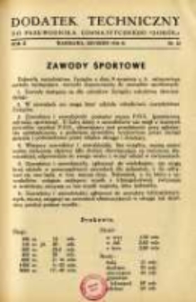 Dodatek Techniczny do Przewodnika Gimnastycznego "Sokół" 1934.12 R.10 Nr12
