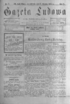 Gazeta Ludowa: pismo polsko-ewangielickie. 1900.01.21 R.5 nr5
