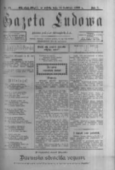 Gazeta Ludowa: pismo polsko-ewangielickie. 1900.04.14 R.5 nr28