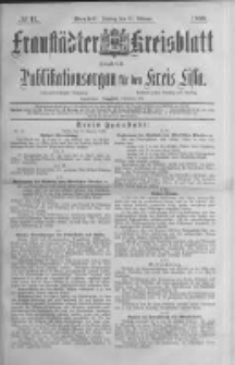 Fraustädter Kreisblatt. 1888.02.10 Nr12