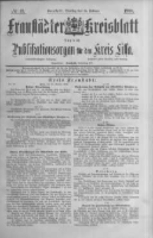 Fraustädter Kreisblatt. 1888.02.14 Nr13