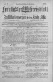 Fraustädter Kreisblatt. 1888.01.24 Nr7