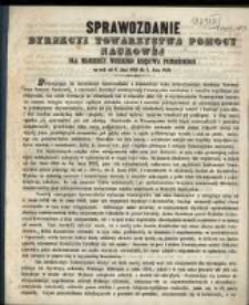 Sprawozdanie Dyrekcyi Towarzystwa Pomocy Naukowej dla Młodzieży Wielkiego Księstwa Poznańskiego za rok od Ś. Jana 1852 do Ś. Jana 1853