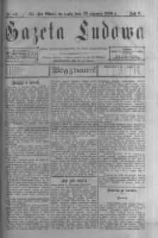 Gazeta Ludowa: pismo polsko-ewangelickie dla ludu mazurskiego. 1900.08.22 R.5 nr64