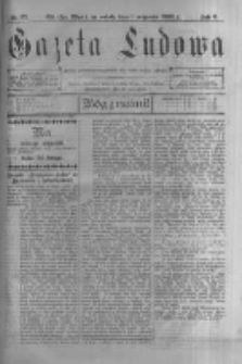 Gazeta Ludowa: pismo polsko-ewangelickie dla ludu mazurskiego. 1900.09.01 R.5 nr67