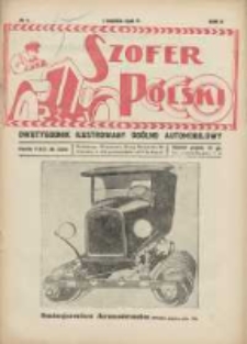 Szofer Polski: dwutygodnik ilustrowany ogólno automobilowy 1926.03.01 R.2 Nr5