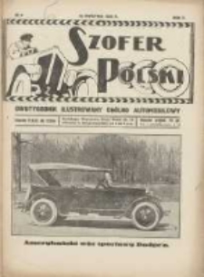 Szofer Polski: dwutygodnik ilustrowany og&oacute;lno automobilowy 1926.04.15 R.2 Nr8