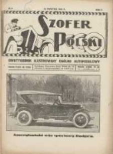 Szofer Polski: dwutygodnik ilustrowany ogólno automobilowy 1926.04.15 R.2 Nr8