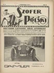 Szofer Polski: dwutygodnik ilustrowany og&oacute;lno automobilowy 1926.10.01 R.2 Nr19