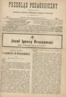 Przegląd Pedagogiczny:czasopismo poświęcone sprawom wychowania szkolnego i domowego 1887.04.01(03.20) R.6 Nr7