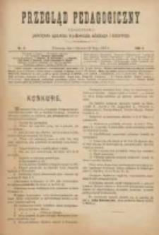 Przegląd Pedagogiczny:czasopismo poświęcone sprawom wychowania szkolnego i domowego 1887.06.01(05.20) R.6 Nr11