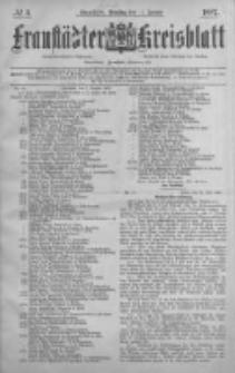 Fraust&auml;dter Kreisblatt. 1887.01.11 Nr3