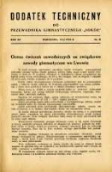 Dodatek Techniczny do Przewodnika Gimnastycznego "Sokół" 1939.05 R.15 Nr5