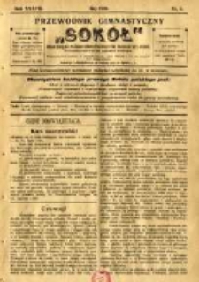 Przewodnik Gimnastyczny "Sokół": organ Związku Polskich Gimnastycznych Towarzystw Sokolich we Lwowie 1920.05 R.37 Nr5