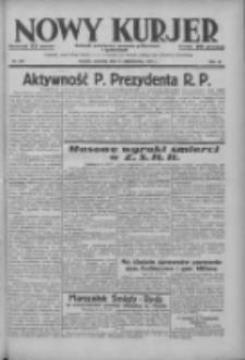 Nowy Kurjer: dziennik poświęcony sprawom politycznym i społecznym 1937.10.21 R.48 Nr243