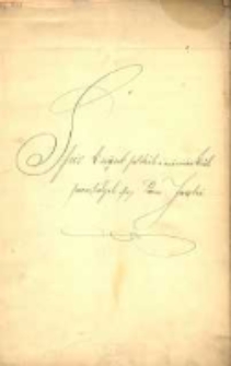 Spis książek polskich i niemieckich, [łacińskich i francuskich] pozostałych po panu Jacobie