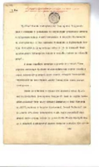 Akt układu zawartego dnia 5.7.1916 r. między Poznańskim Towarzystwem Przyjaciół Nauk, a spadkobiercami Józefa Mielżyńskiego, dotyczący prawa własności zbiorów i budynków oraz ich użytkowania